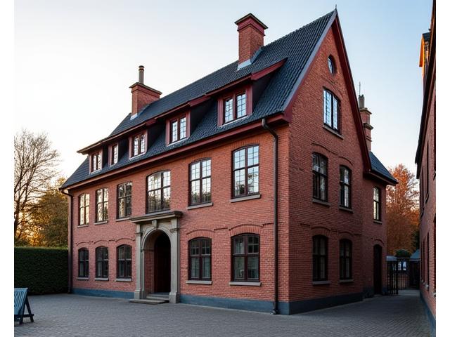 Restaureret historisk bygning i Ribe